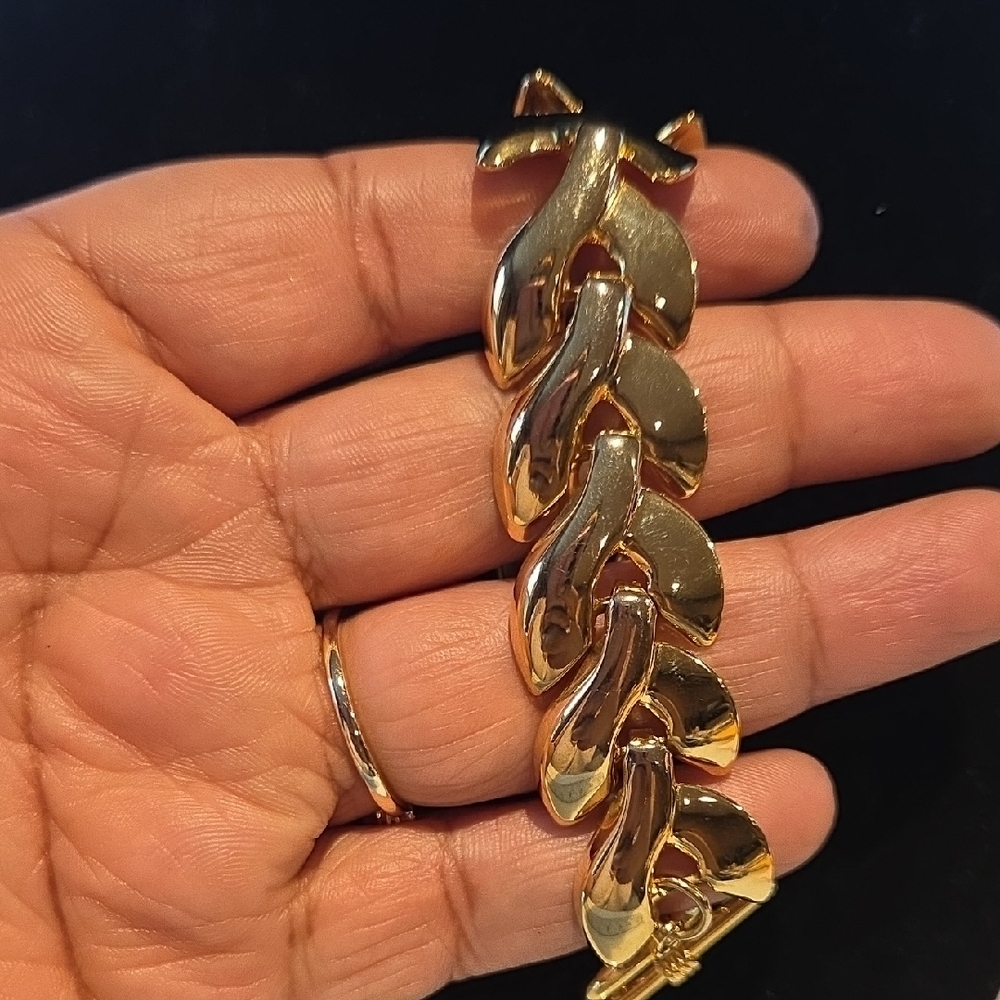 Gold Chain Link 7 Inch Bracelet
